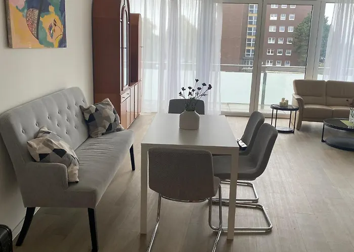 Daire Quartiercenter Gaeste-apartment Bergkamen